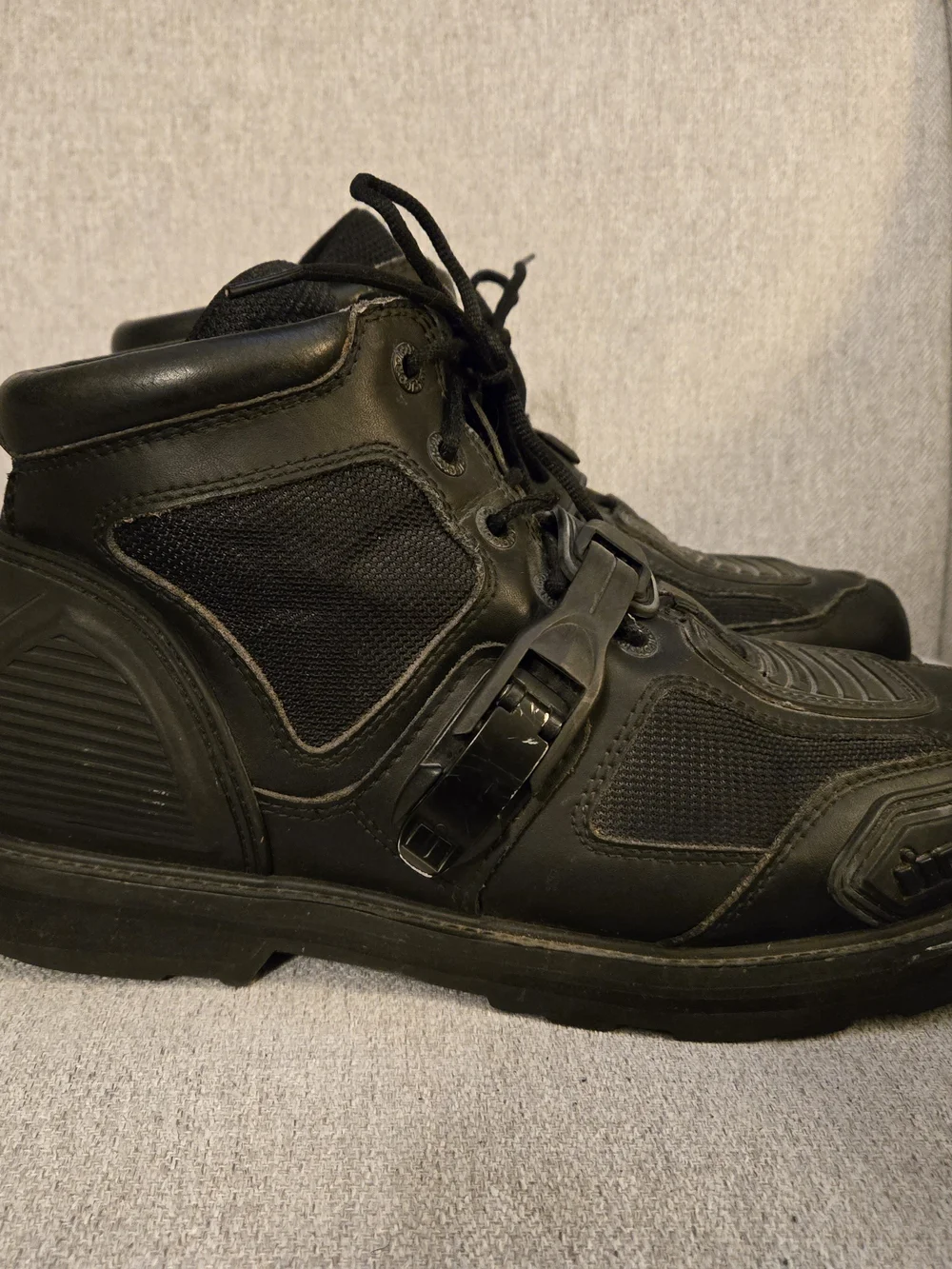 ICON Black High-Top Utility Boots